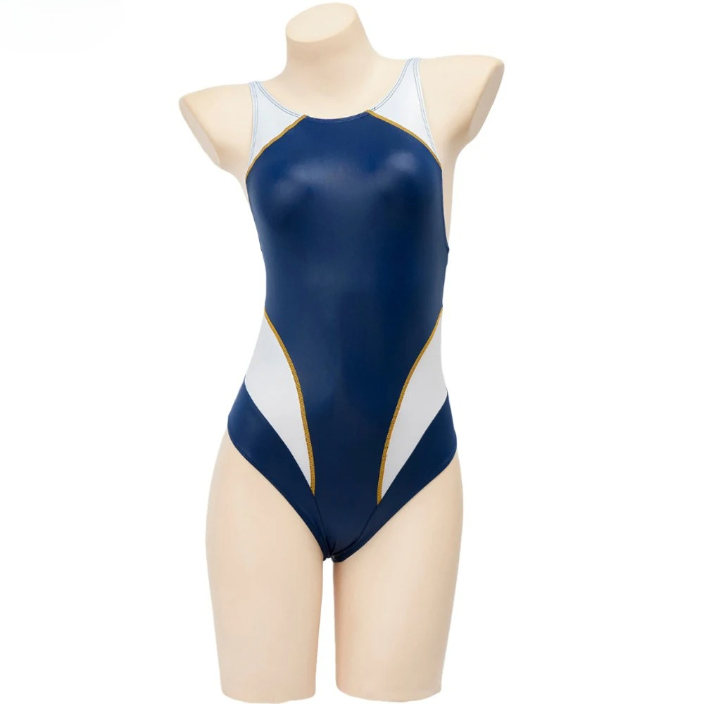 Swimsuit One Piece - Anime Racing Swimming Sport Backless Bodysuit