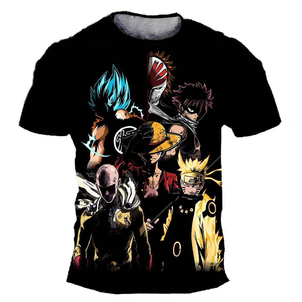 Summer Clothing Kids Boys - Fashion Kid Anime One Piece Luffy