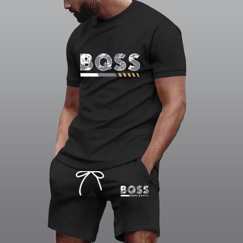 Summer Clothing Pieces - Summer Sportswear Men's Suit Fashion Two-Piece