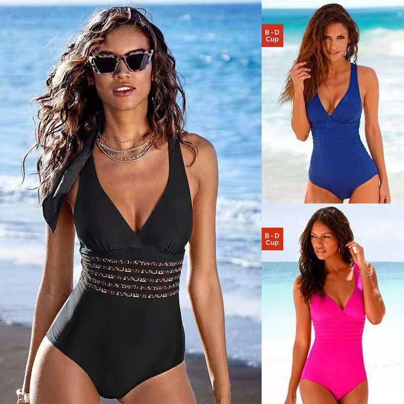 Woman Swimsuit Tankini Solid C - Swimsuit One Piece review and price