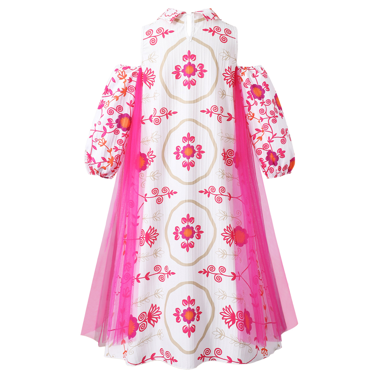 Girl Long Sleeve Mesh Patchwor - Summer Clothing Wear review and price