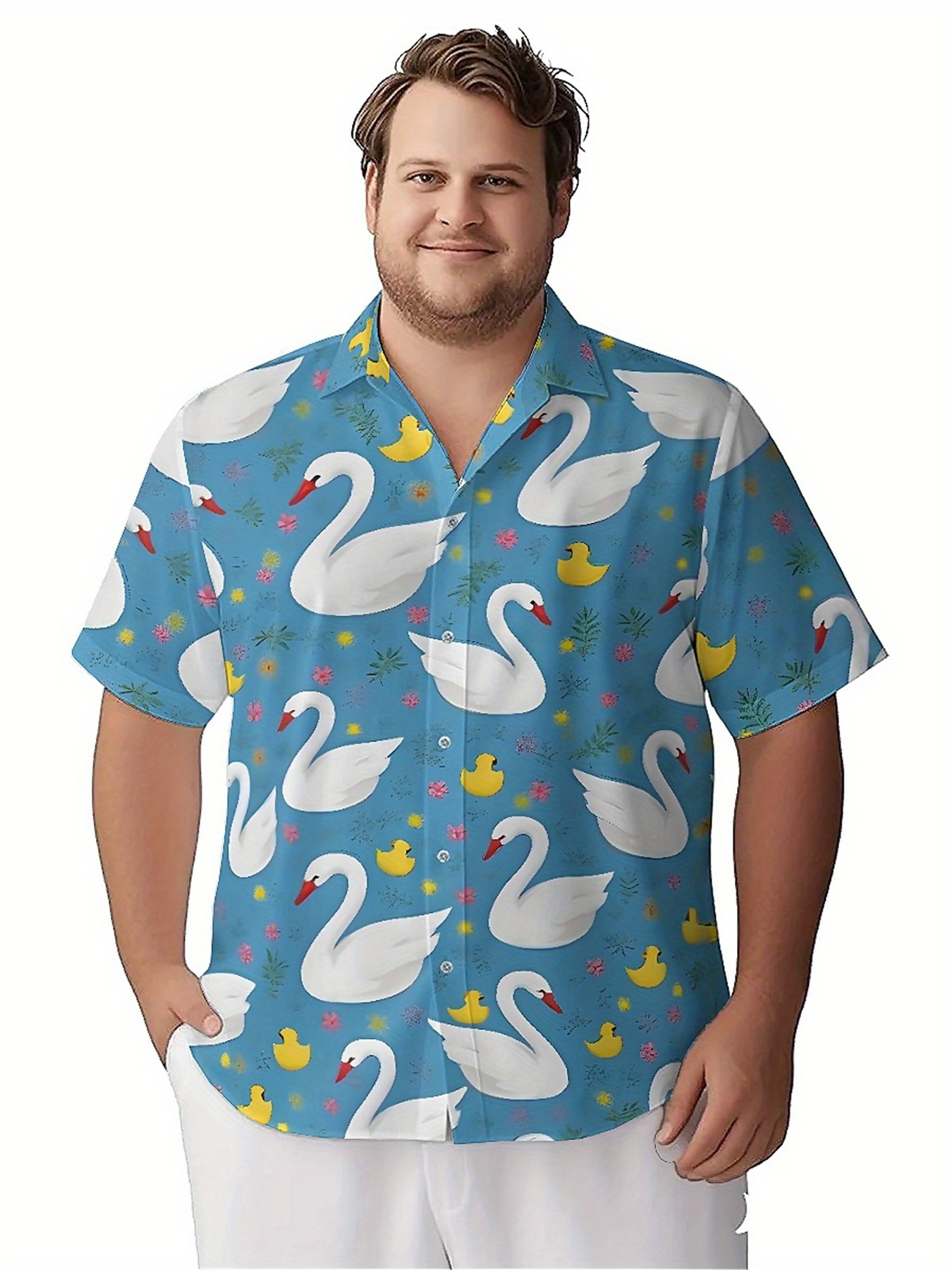 Men's Plus Size Hawaiian Shirt - Summer Clothing For A Beach review and price