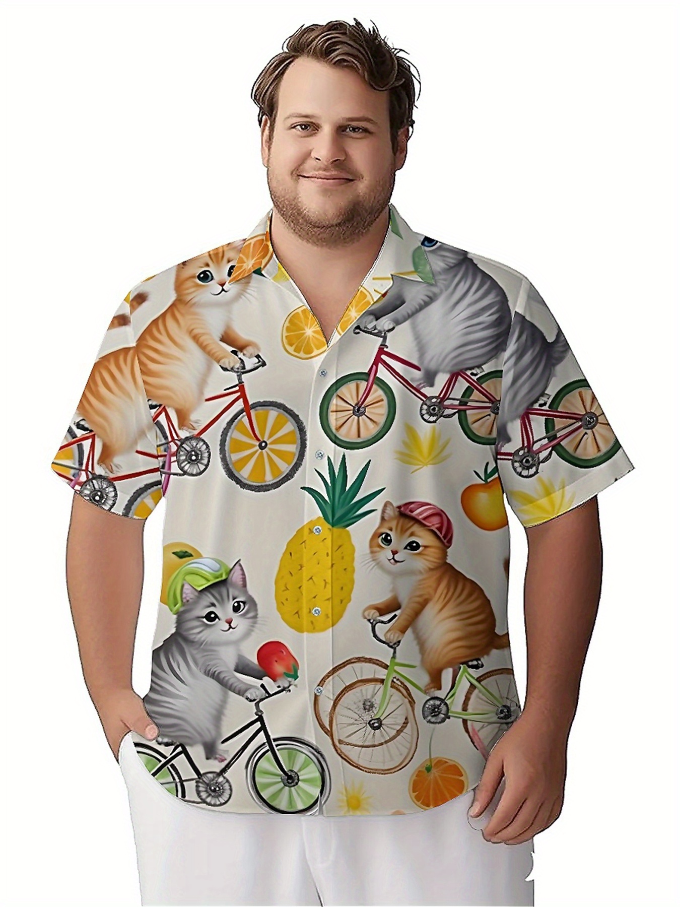 Men's Plus Size Hawaiian Shirt - Summer Clothing For A Beach review and price