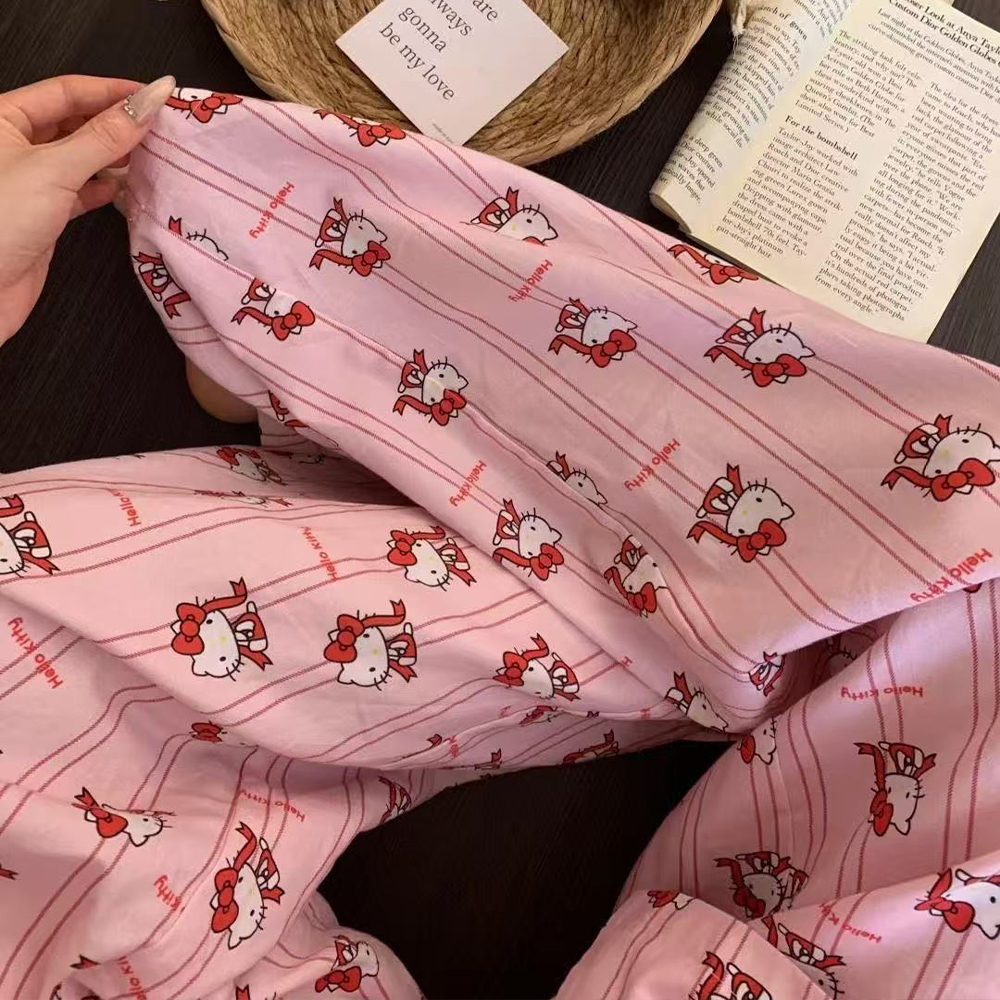 Pink Hello Kitty Pajama Set An - Japan Summer Festival Clothing review and price