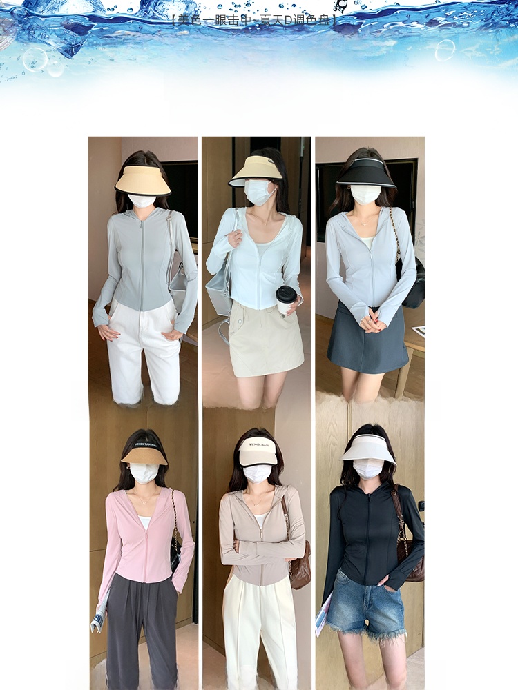 ay een Ice Silk Hooded UV Prot - Summer Clothing Wear review and price