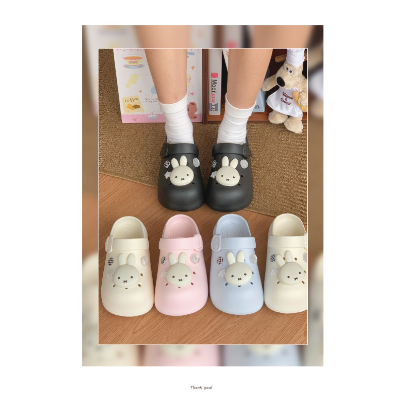 Miffy Rabbit Thick soled Arch  - Summer Clothing Cartoon review and price
