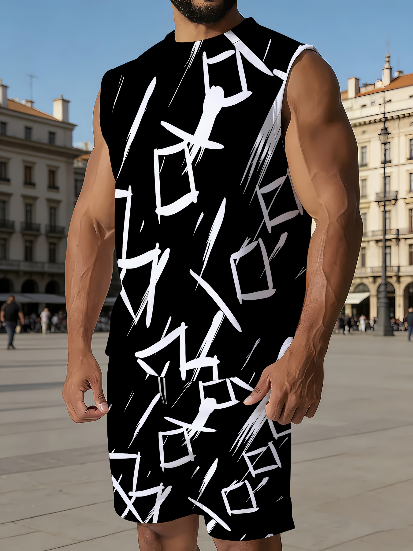 Men's Compression Tank Top and - Summer Clothing Wear review and price