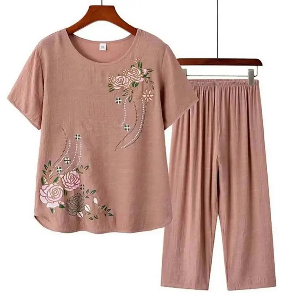 Middle-aged elderly women's sh - Summer Clothing Men Linen review and price