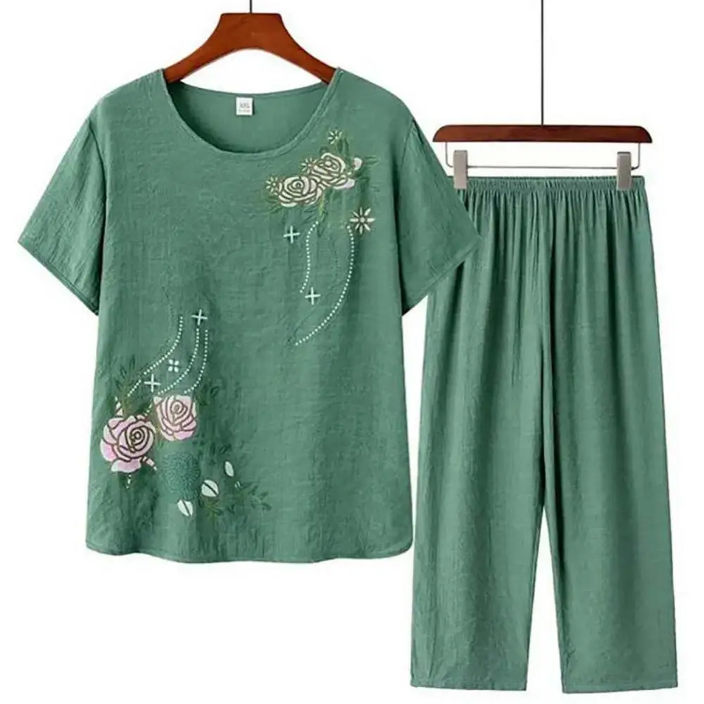 Middle-aged elderly women's sh - Summer Clothing Men Linen review and price