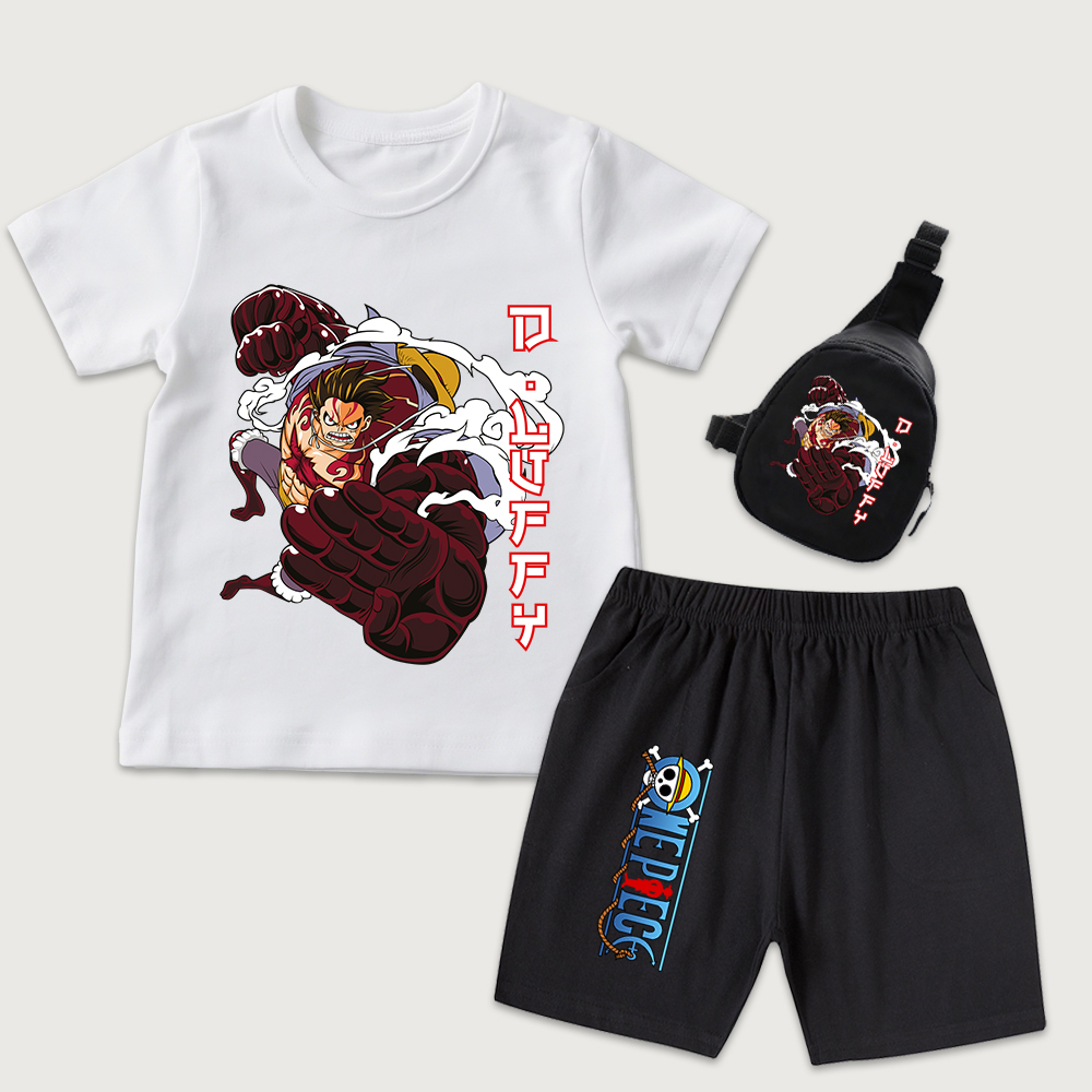 Kids Anime One Piece Luffy Gea - Summer Clothing Kids Boys review and price