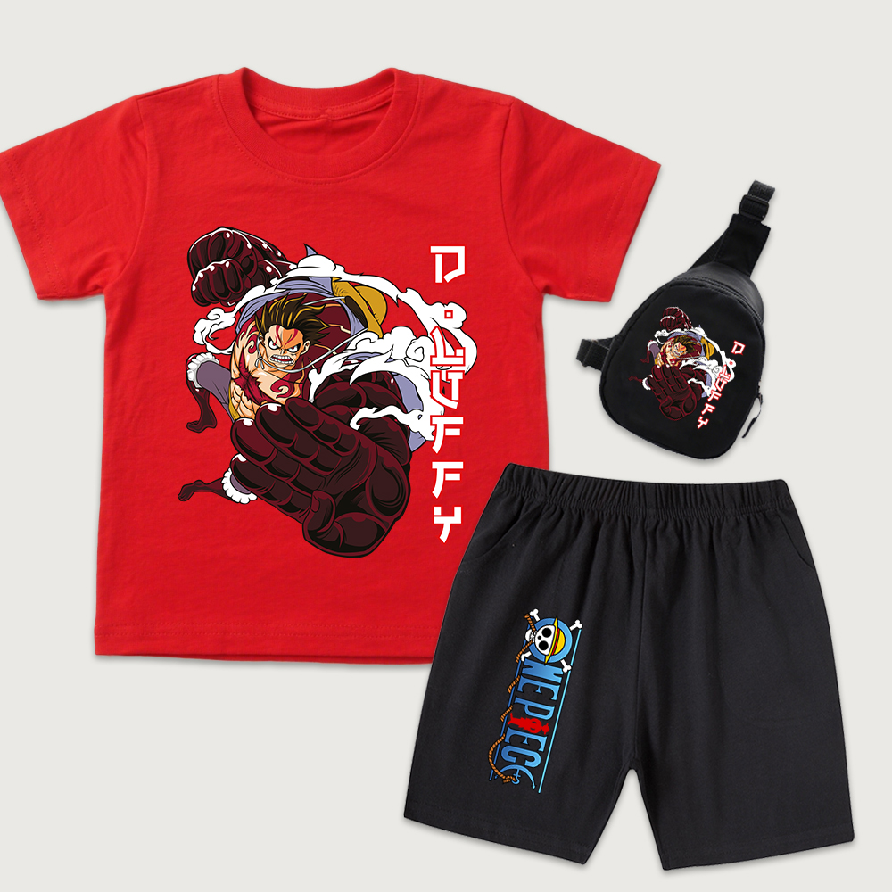 Kids Anime One Piece Luffy Gea - Summer Clothing Kids Boys review and price