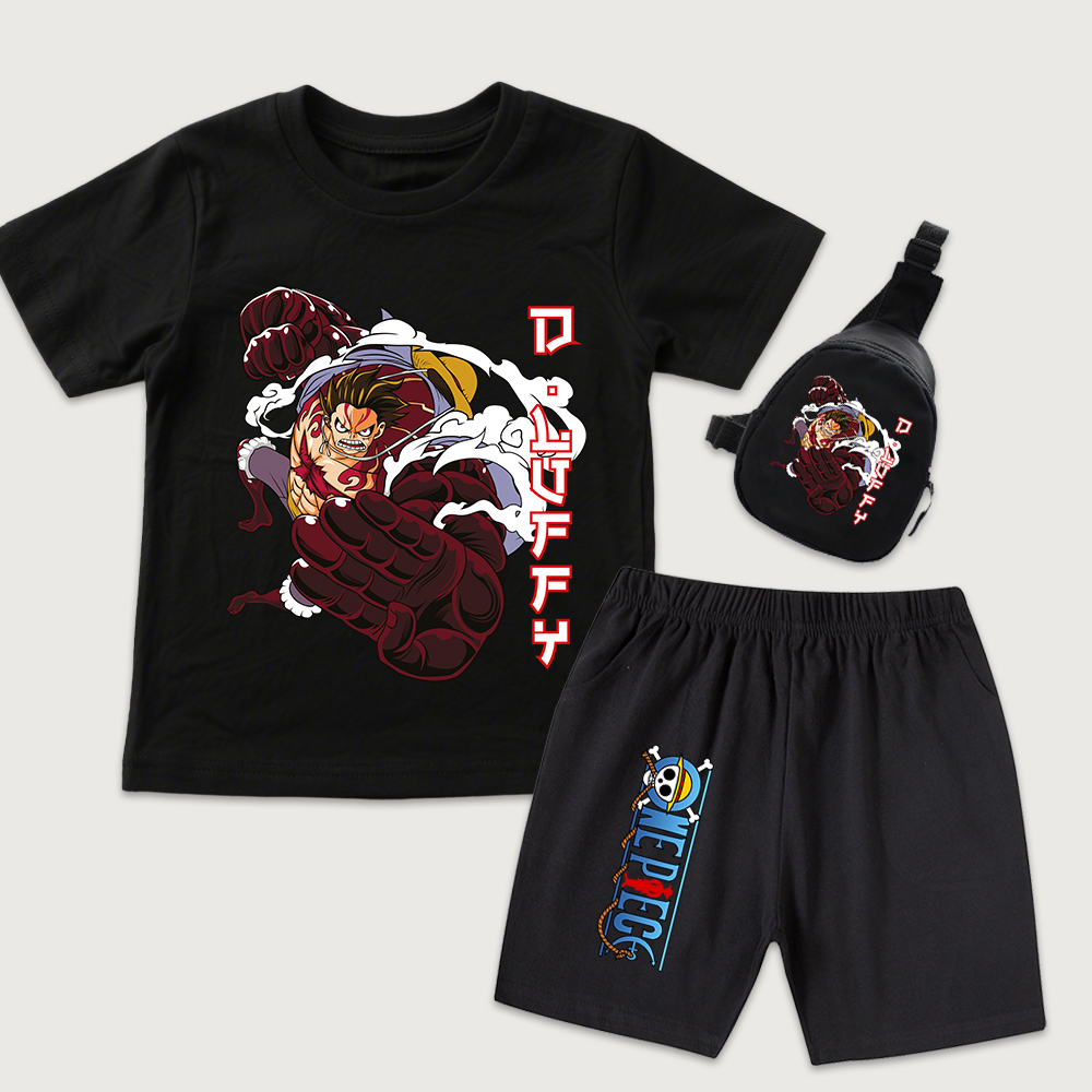 Kids Anime One Piece Luffy Gea - Summer Clothing Kids Boys review and price