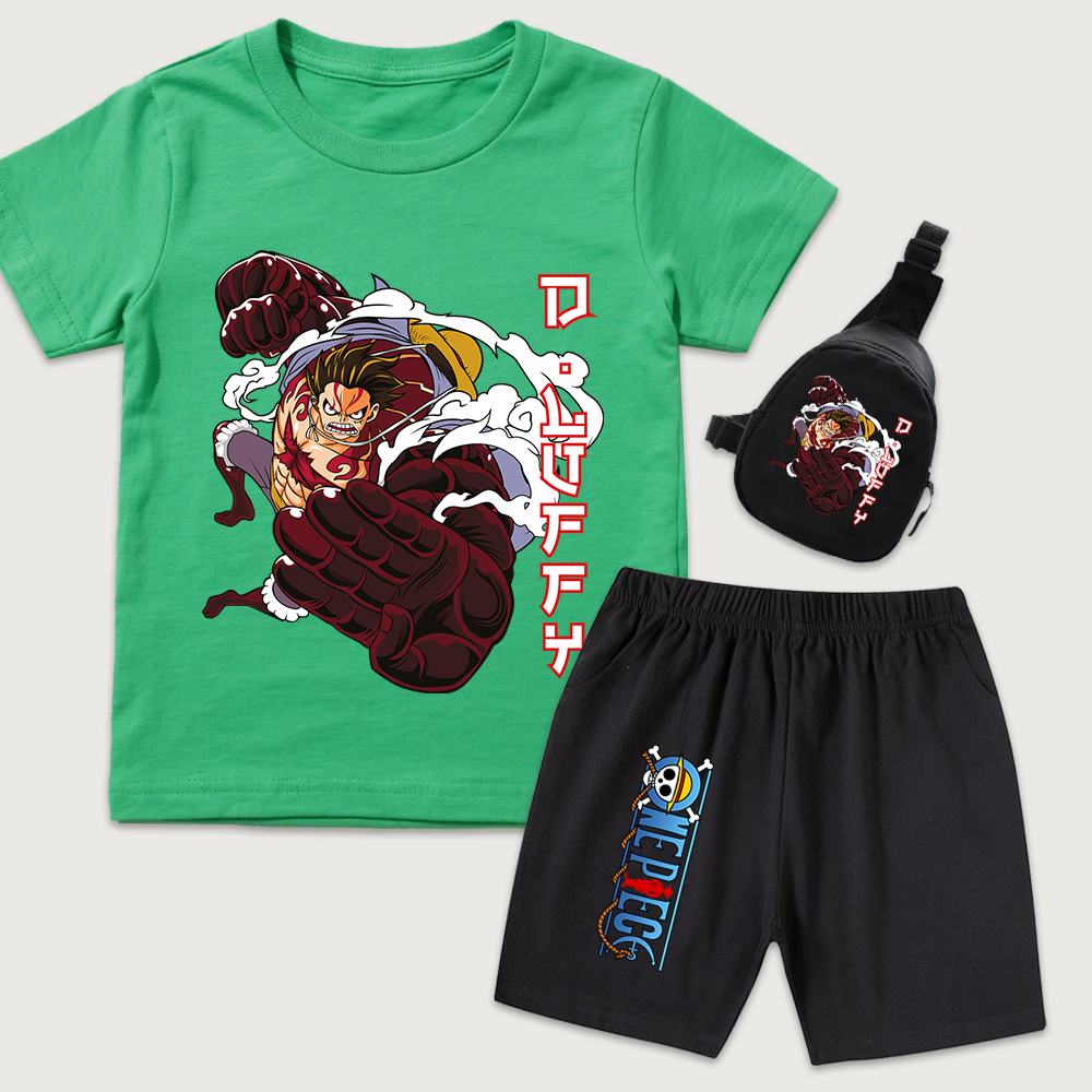 Kids Anime One Piece Luffy Gea - Summer Clothing Kids Boys review and price