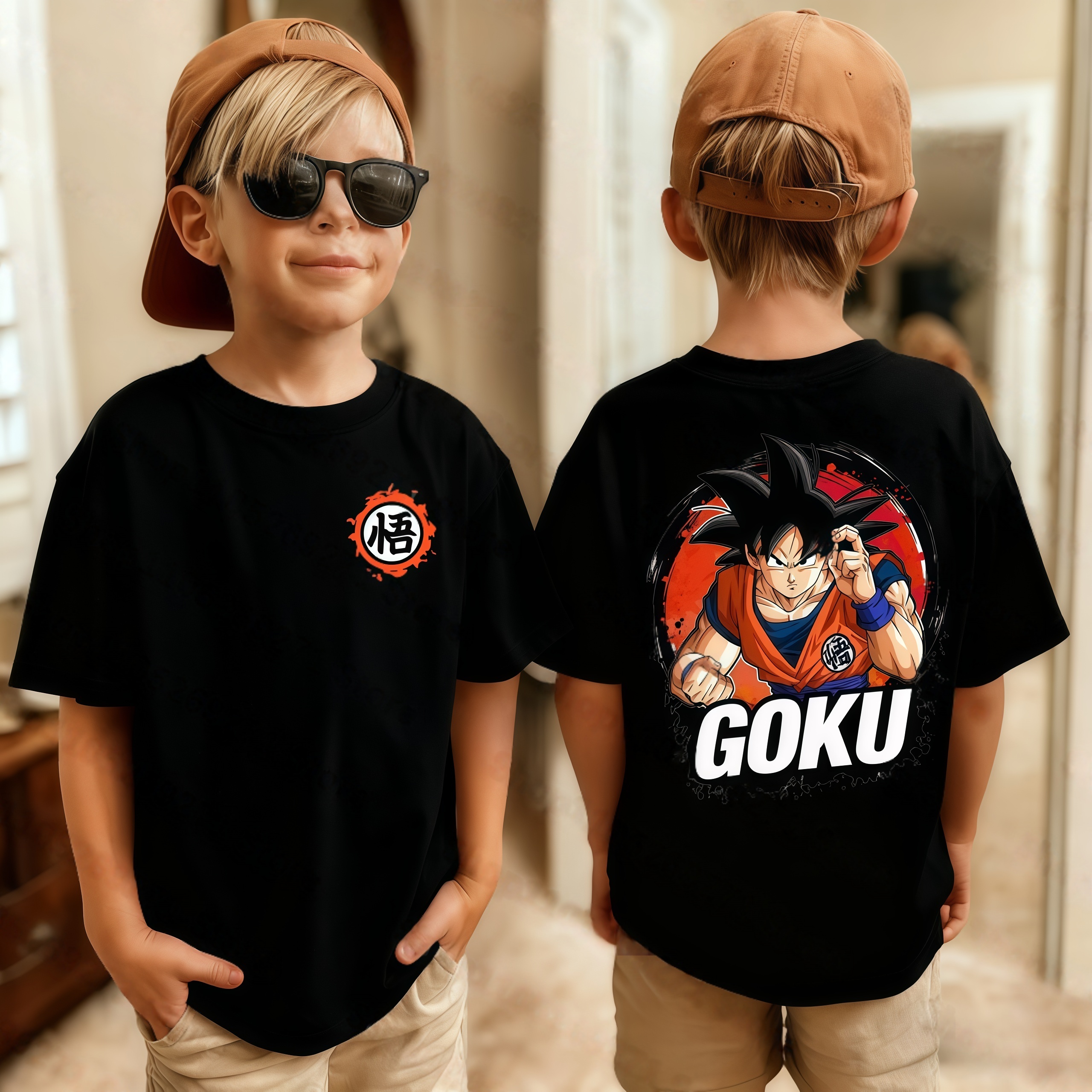 Anime Dragon Ball Kids T-shirt - Summer Clothing Kids Boys review and price