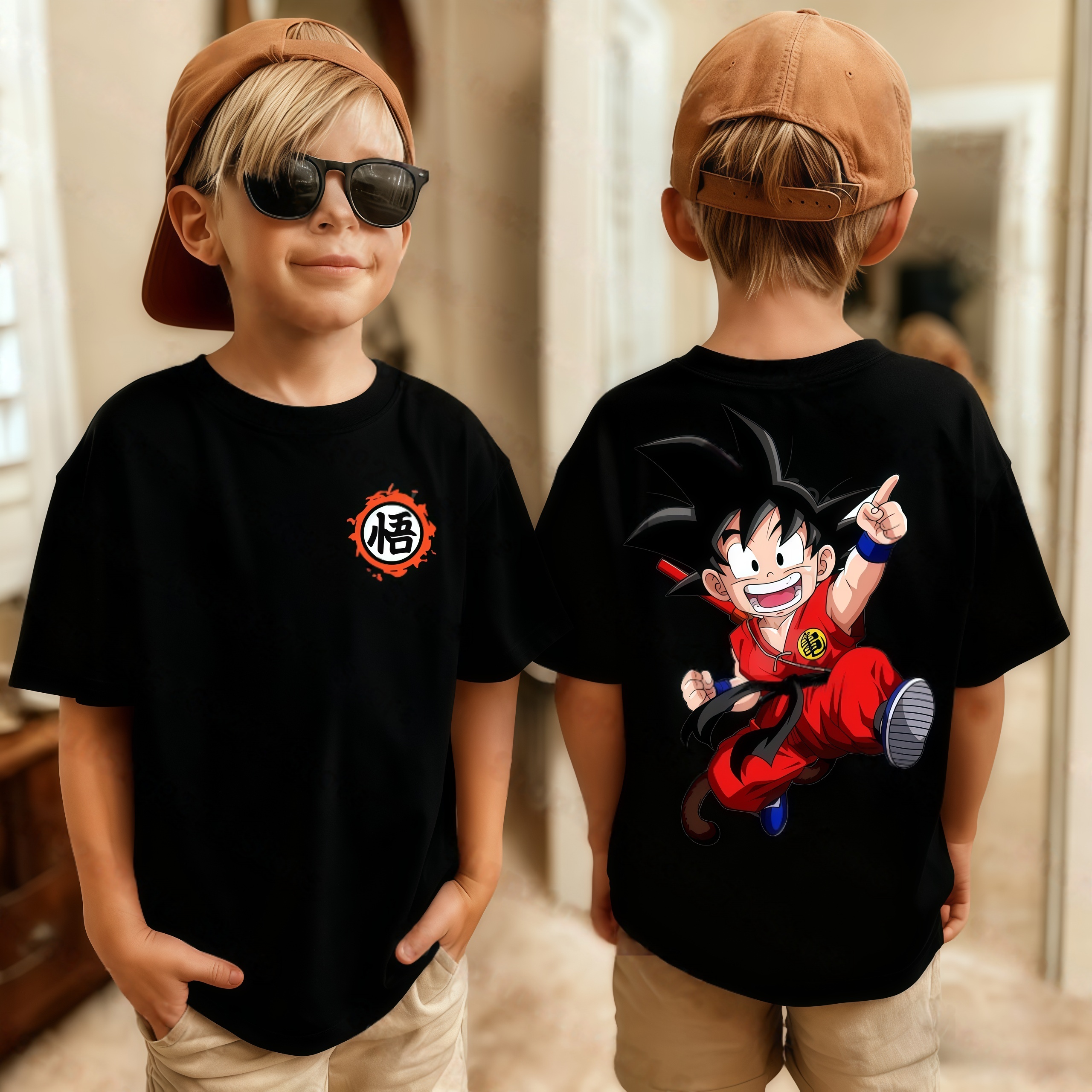 Anime Dragon Ball Kids T-shirt - Summer Clothing Kids Boys review and price