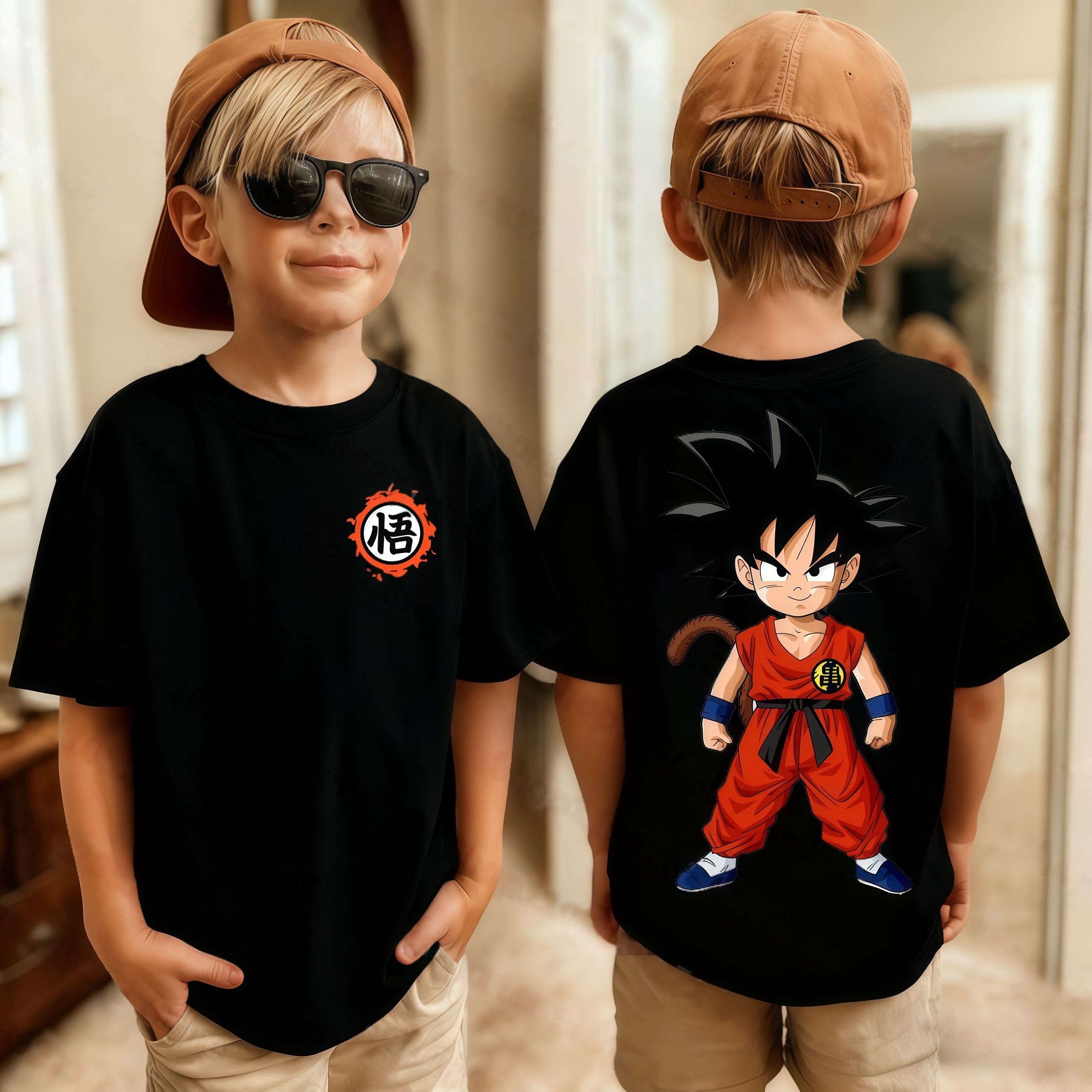 Anime Dragon Ball Kids T-shirt - Summer Clothing Kids Boys review and price