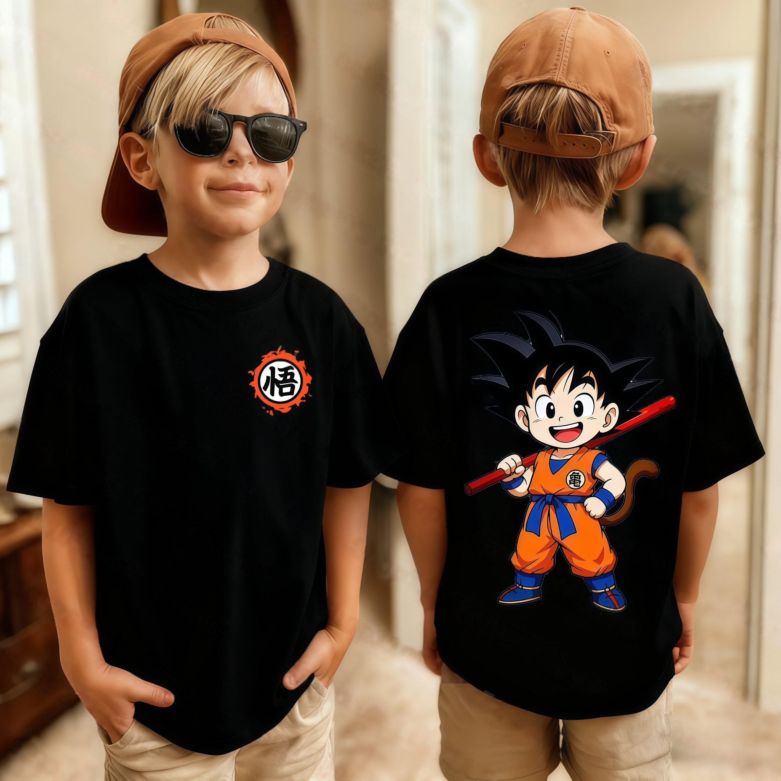 Anime Dragon Ball Kids T-shirt - Summer Clothing Kids Boys review and price
