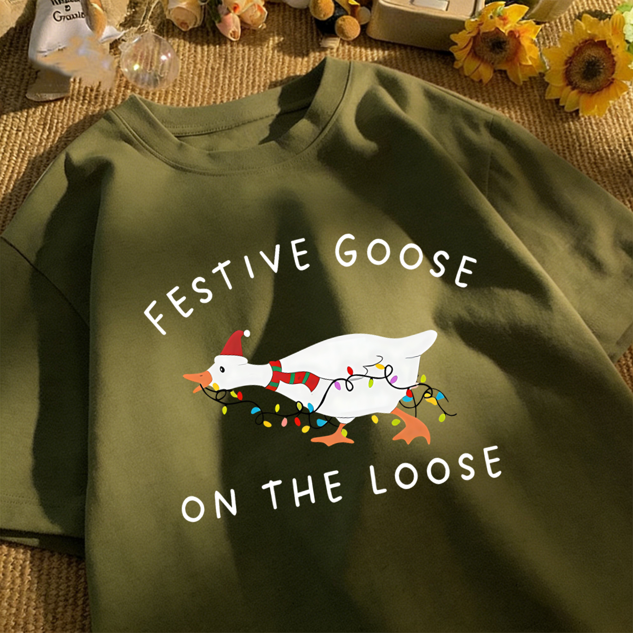 Festive Goose On The Loose Des - Japan Summer Festival Clothing review and price