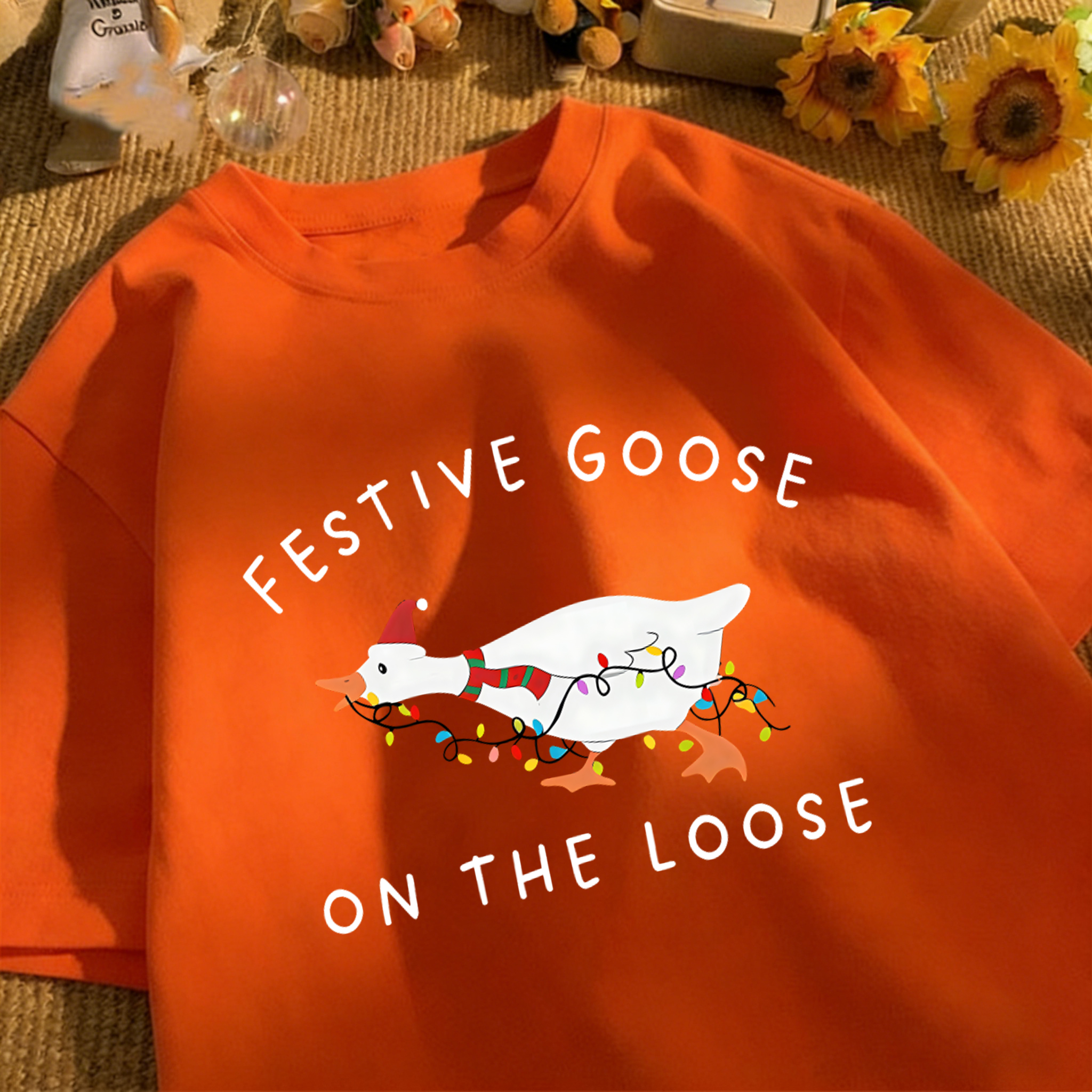Festive Goose On The Loose Des - Japan Summer Festival Clothing review and price