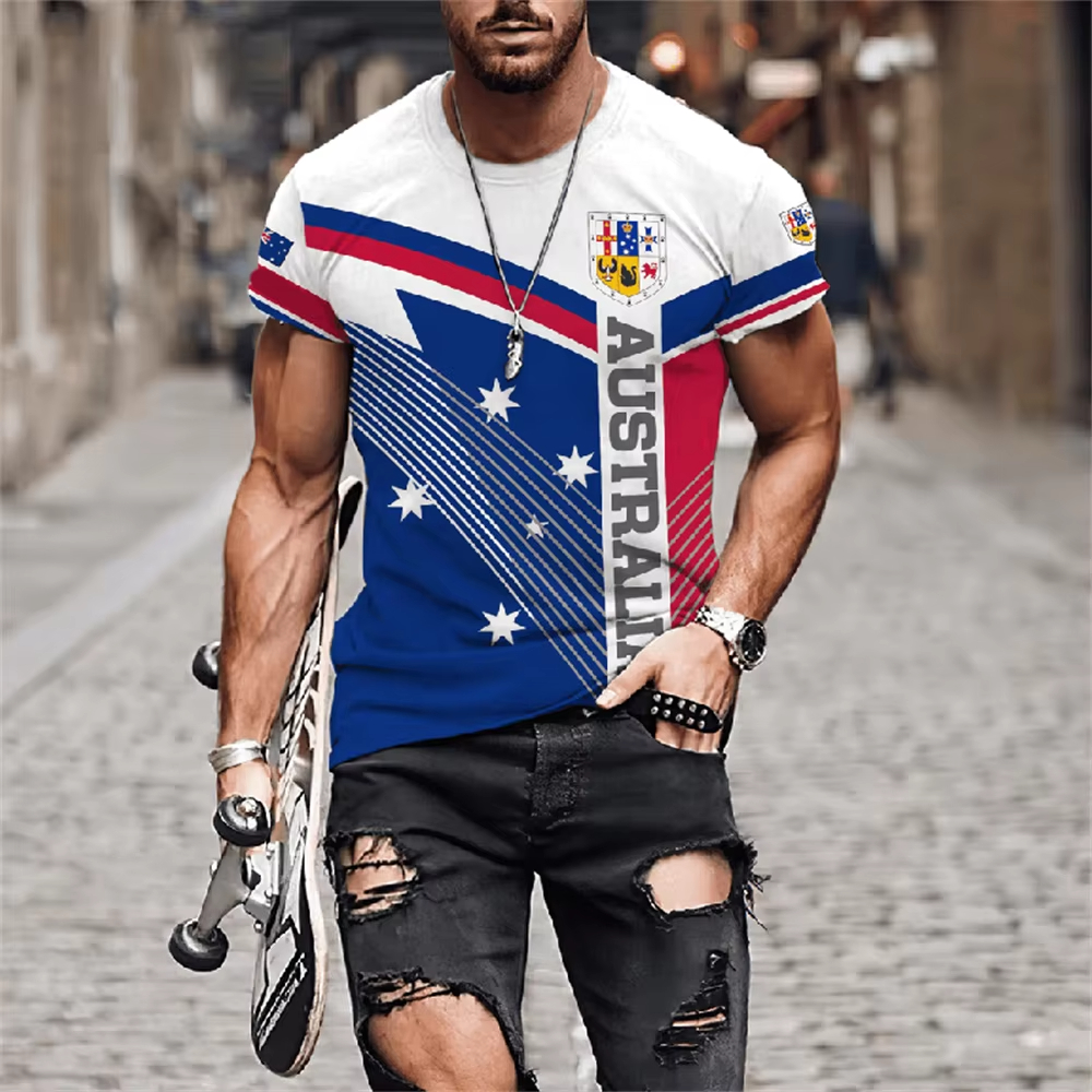Men's T-Shirts Australia Graph - Summer Clothing Australia review and price