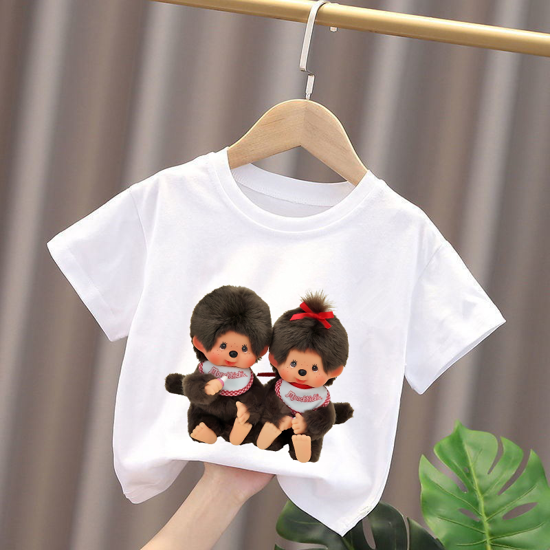 Monchhichi Kids T-shirts Anime - Summer Clothing Cartoon review and price