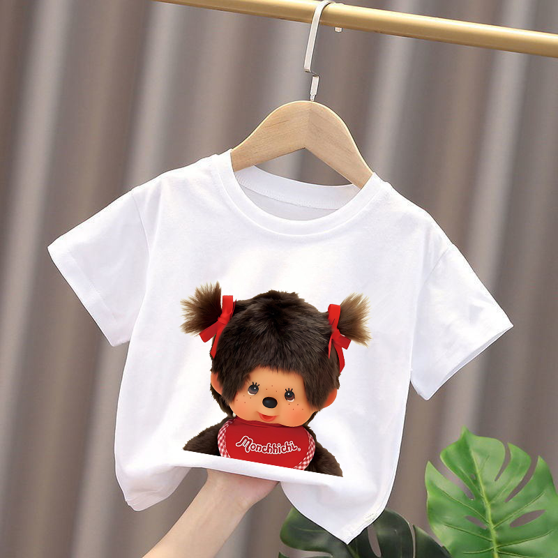 Monchhichi Kids T-shirts Anime - Summer Clothing Cartoon review and price