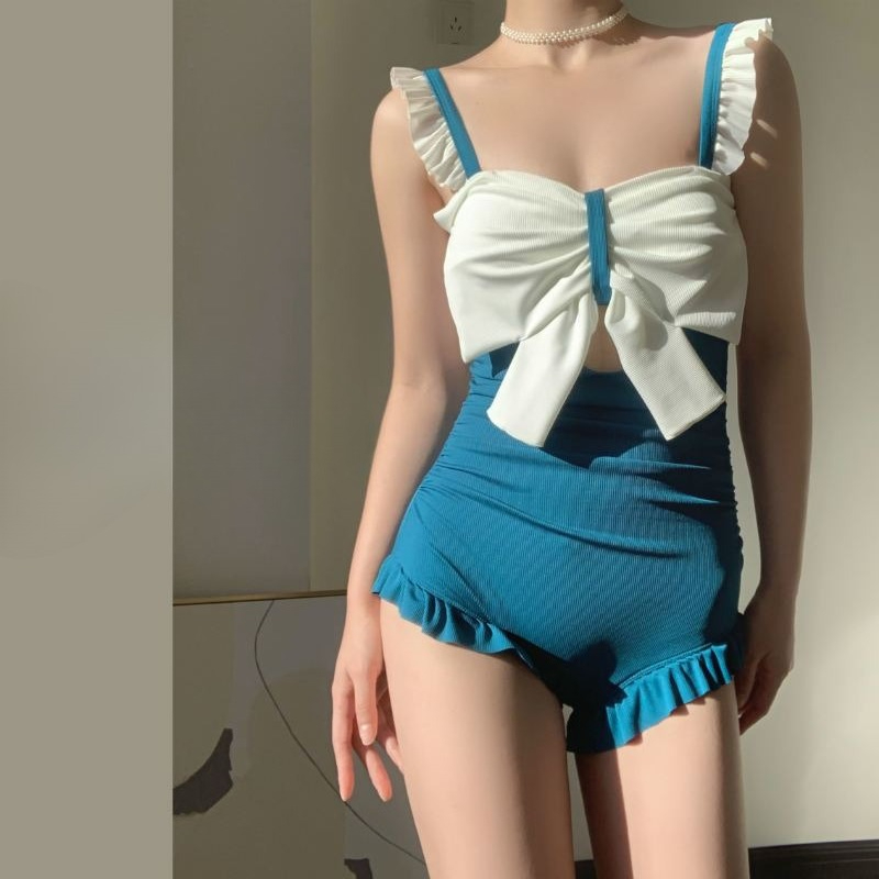 Cute Bowknot Detail Swimwear L - Swimsuit One Piece review and price