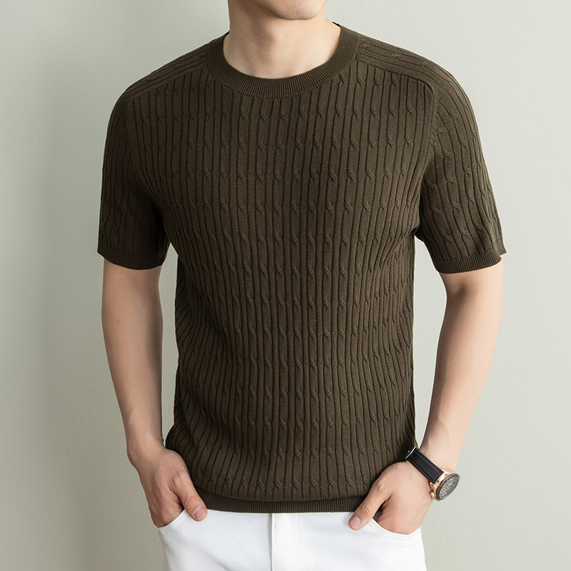 Old Money Wind Short Sleeve T- - Summer Clothing Men Linen review and price