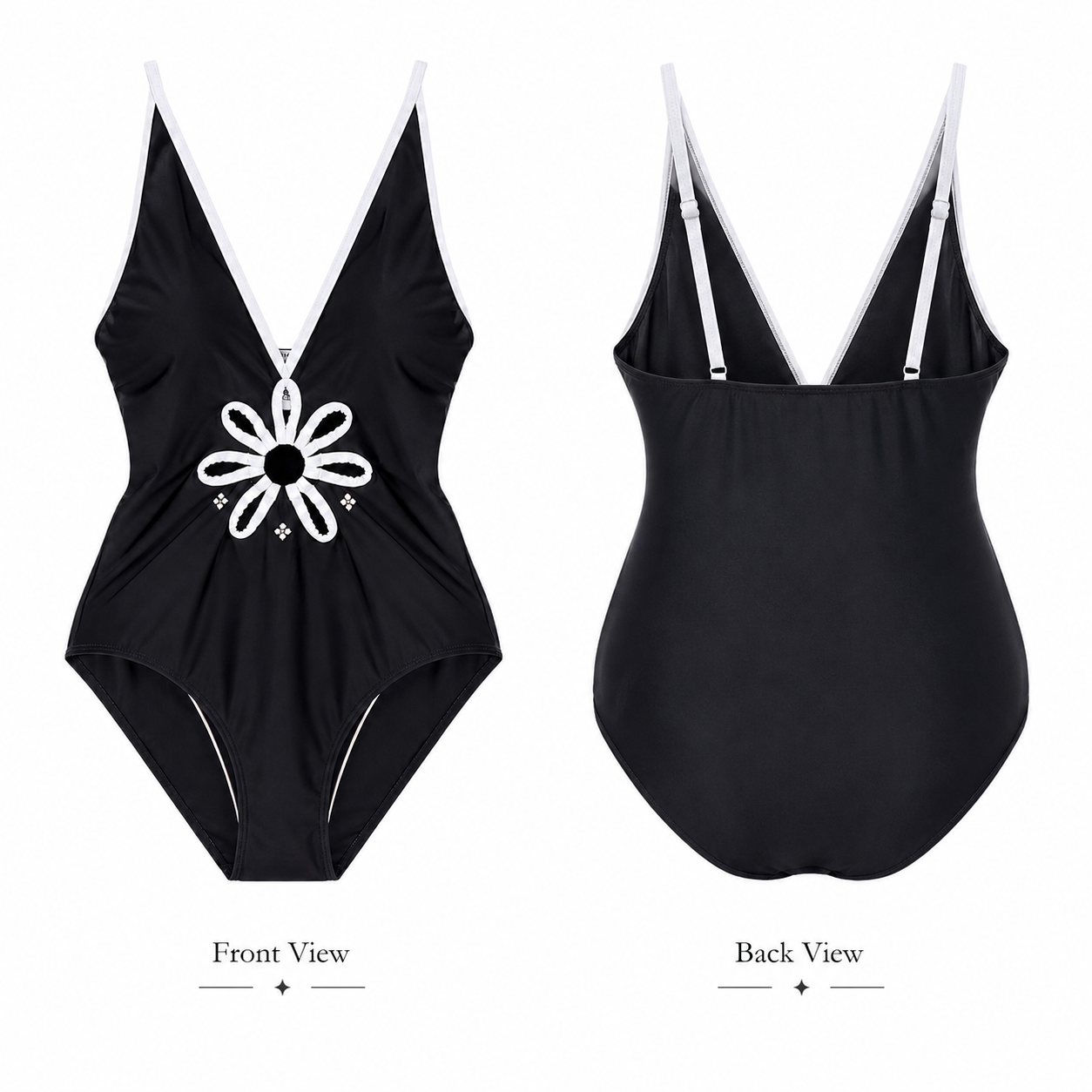 Luxury Women's Black Cutout On - Swimsuit One Piece review and price