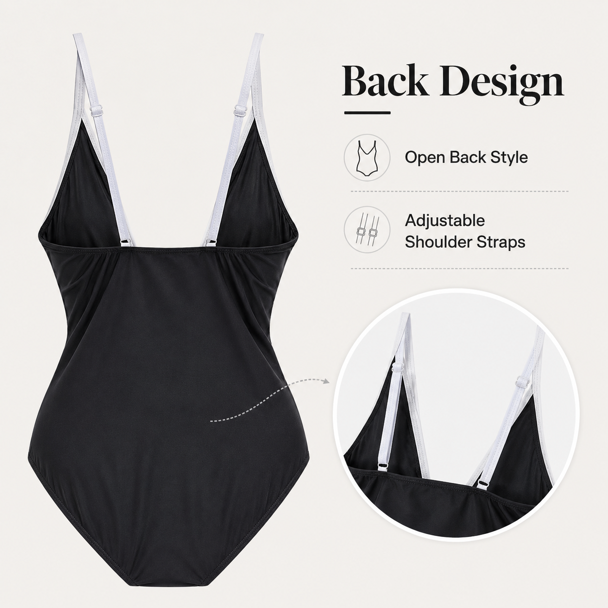 Luxury Women's Black Cutout On - Swimsuit One Piece review and price