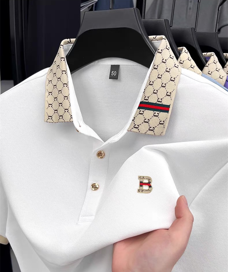 Luxury brand B letter embossed - Summer Clothing Men Linen review and price