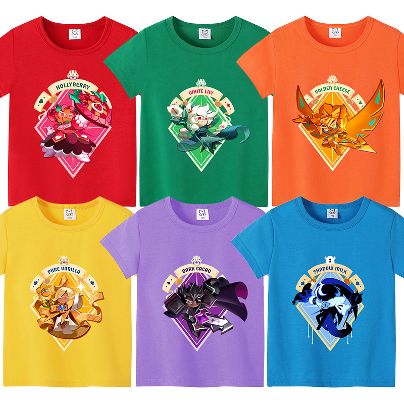 Cookie Run Kingdom Children T  - Summer Clothing Kids Boys review and price