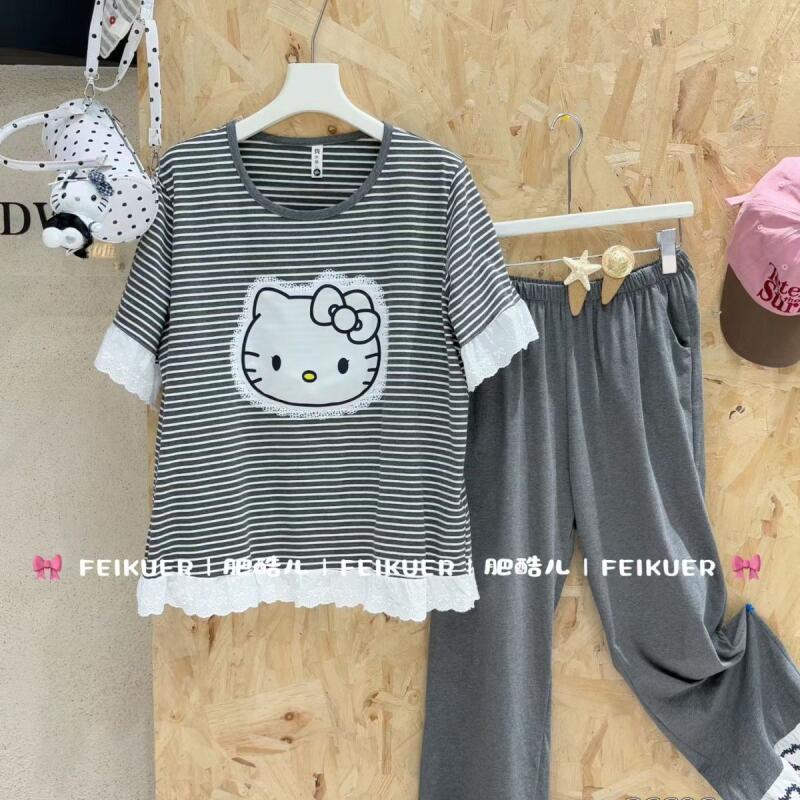 Summer New Hello Kitty Striped - Summer Clothes review and price