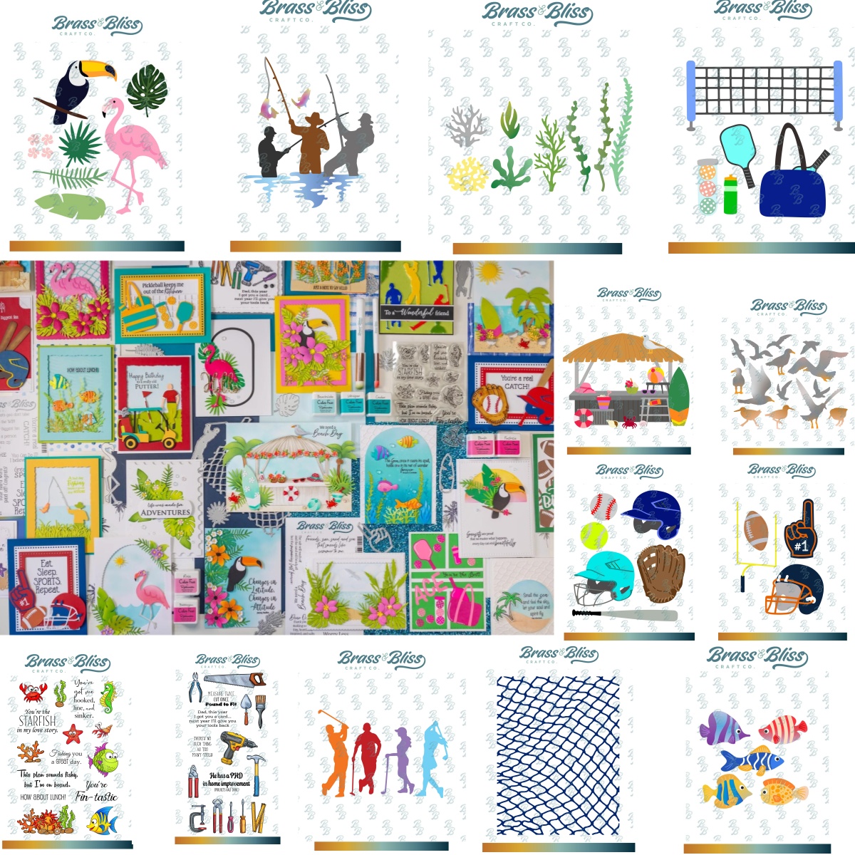Clear Stamps Metal Cutting Die - Summer Clothing Release review and price