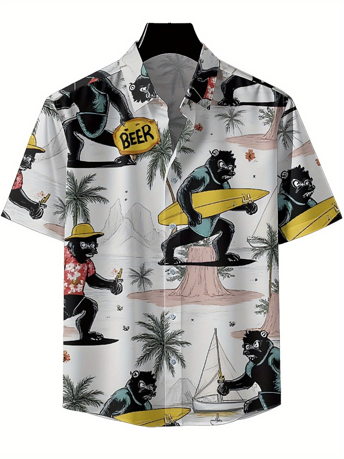 Men's Plus Size Hawaiian Shirt - Summer Clothing For A Beach review and price