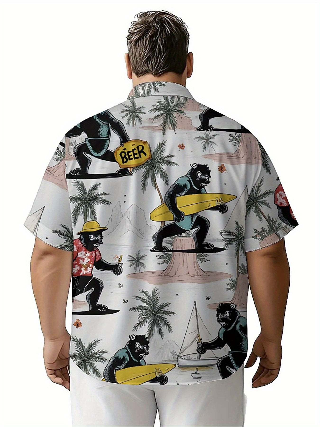 Men's Plus Size Hawaiian Shirt - Summer Clothing For A Beach review and price