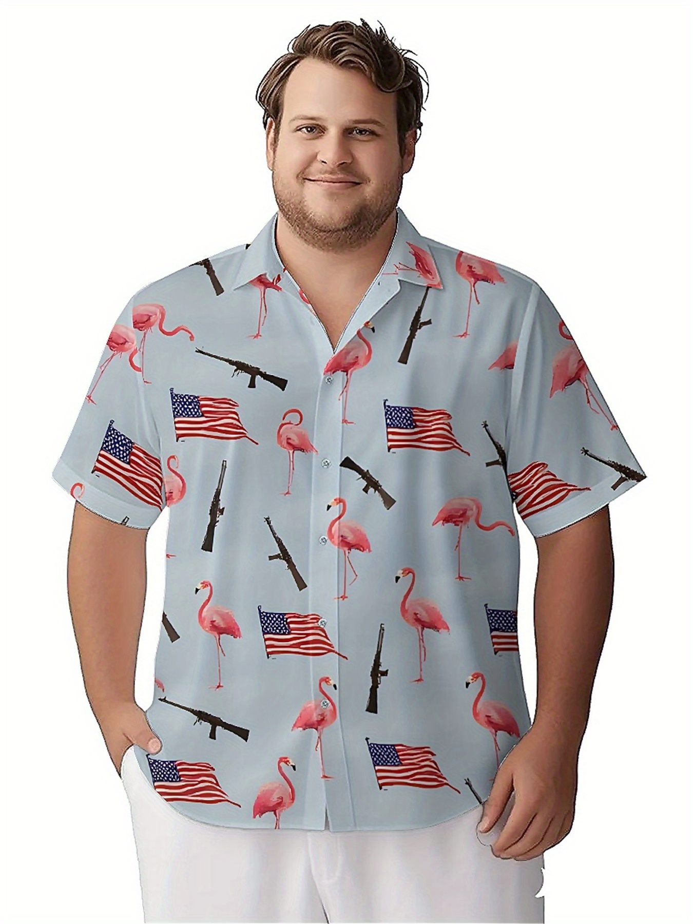Men's Plus Size Hawaiian Shirt - Summer Clothing For A Beach review and price