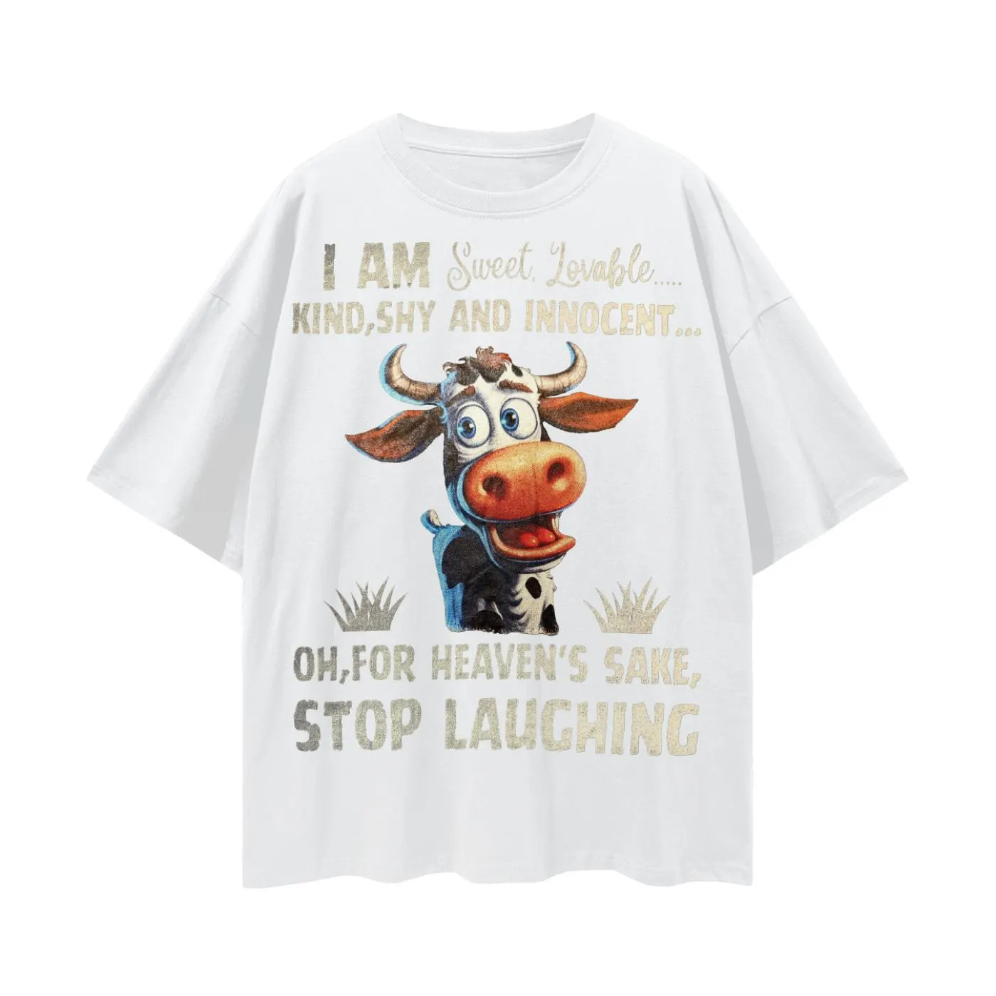 Loveable Cow Clipart Shirt Fun - Summer Clothing Clipart review and price