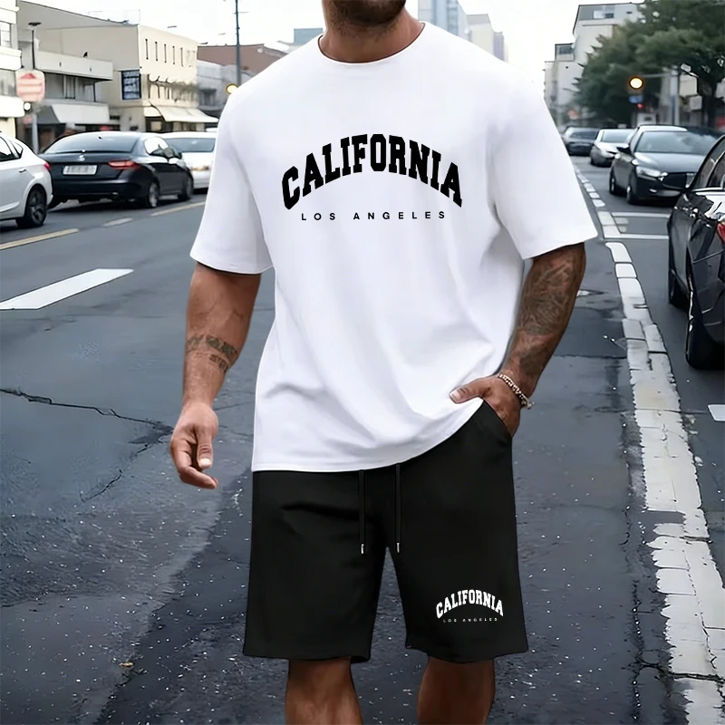 Men's T-Shirt Tracksuit Print  - Summer Clothing Pieces review and price