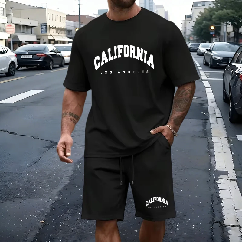 Men's T-Shirt Tracksuit Print  - Summer Clothing Pieces review and price