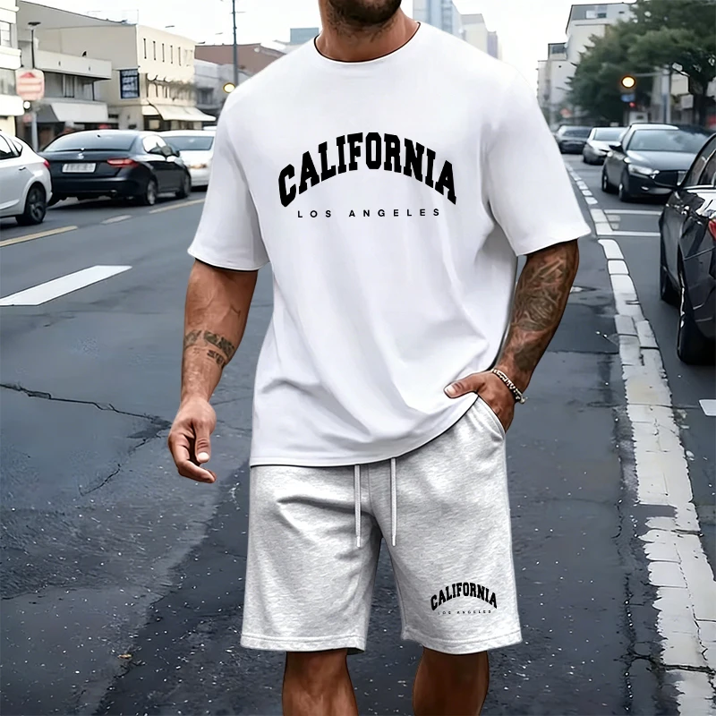 Men's T-Shirt Tracksuit Print  - Summer Clothing Pieces review and price