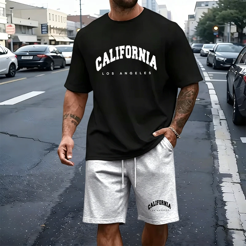 Men's T-Shirt Tracksuit Print  - Summer Clothing Pieces review and price
