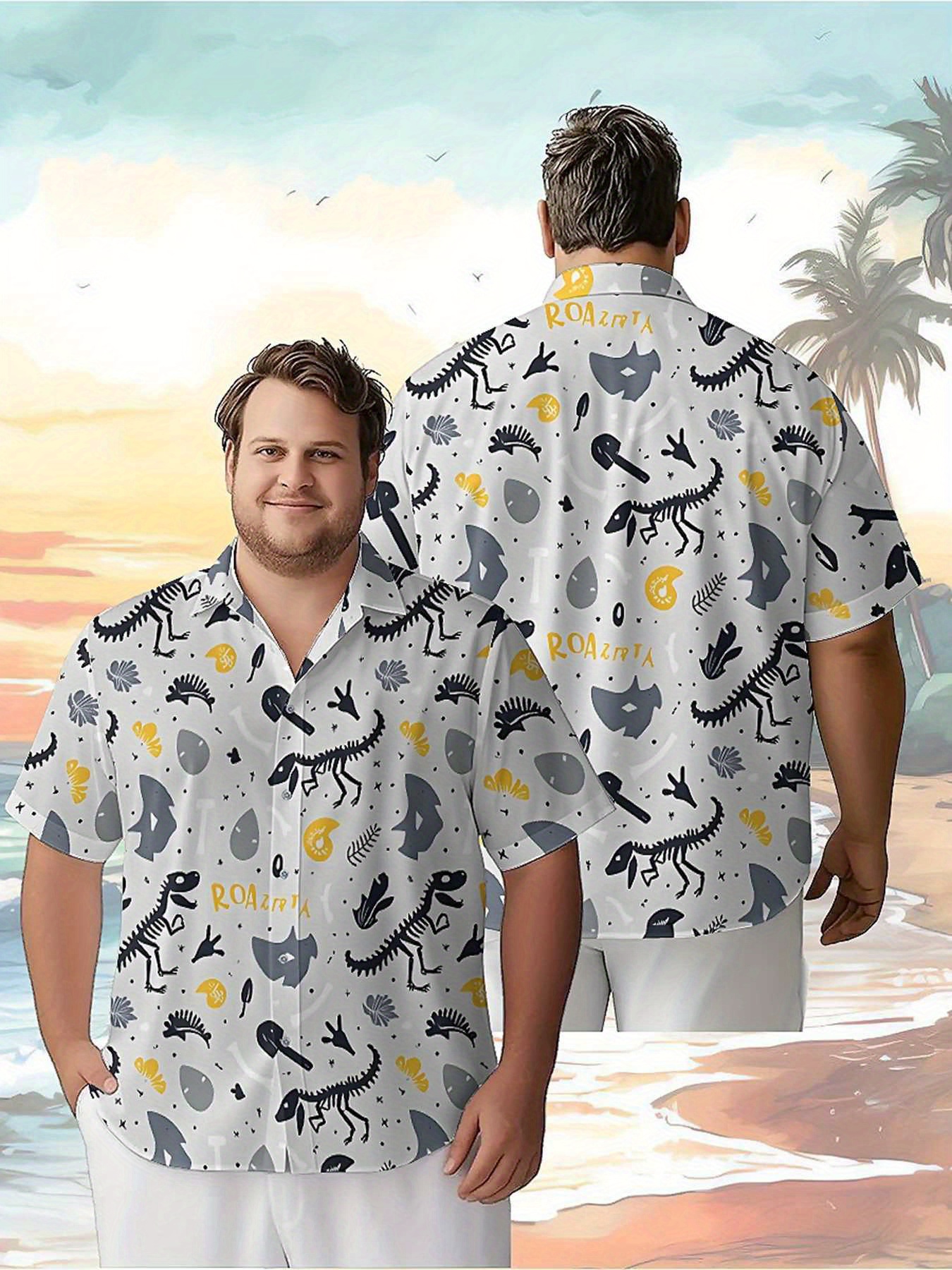 Men's Plus Size Hawaiian Shirt - Summer Clothing For A Beach review and price